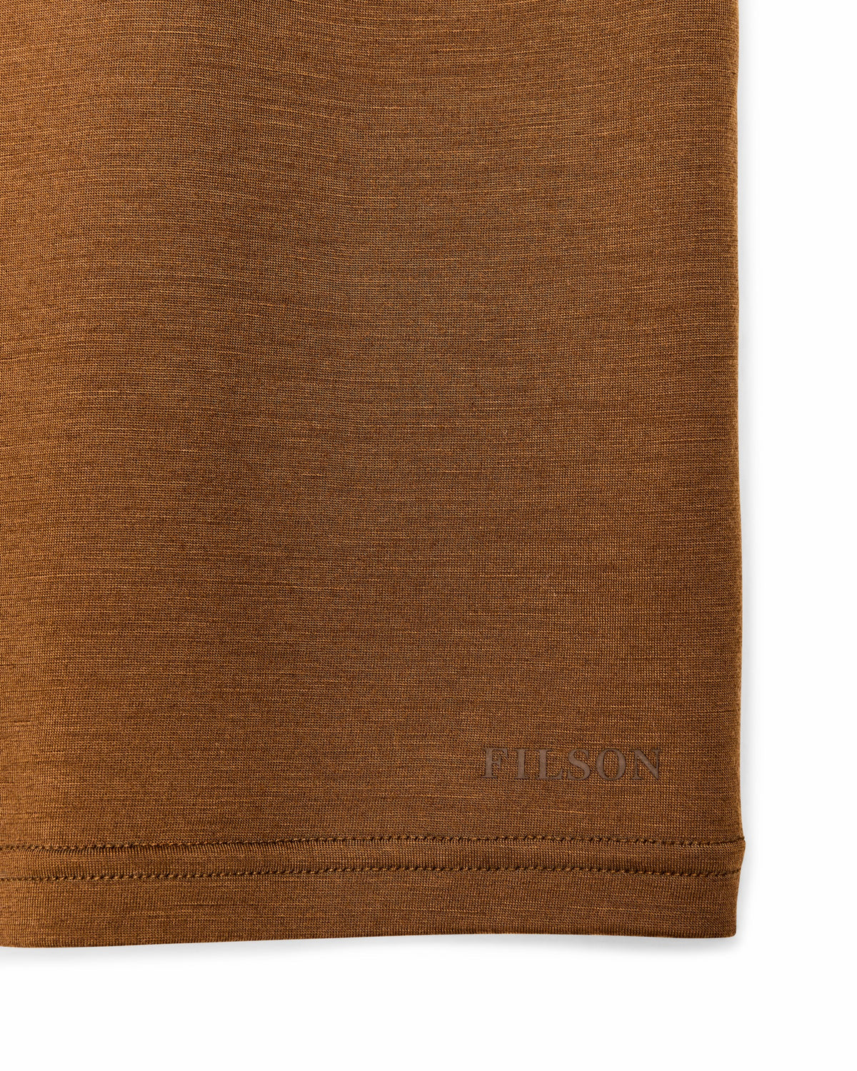Men Filson Wool-Blend UPF T-Shirt - Whiskey