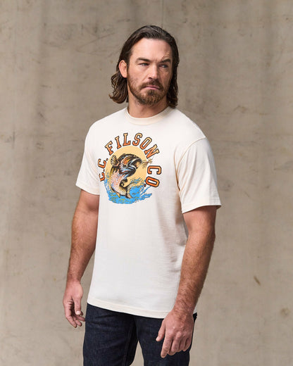 Men Filson Dry Fly Graphic T-Shirt - Basswood