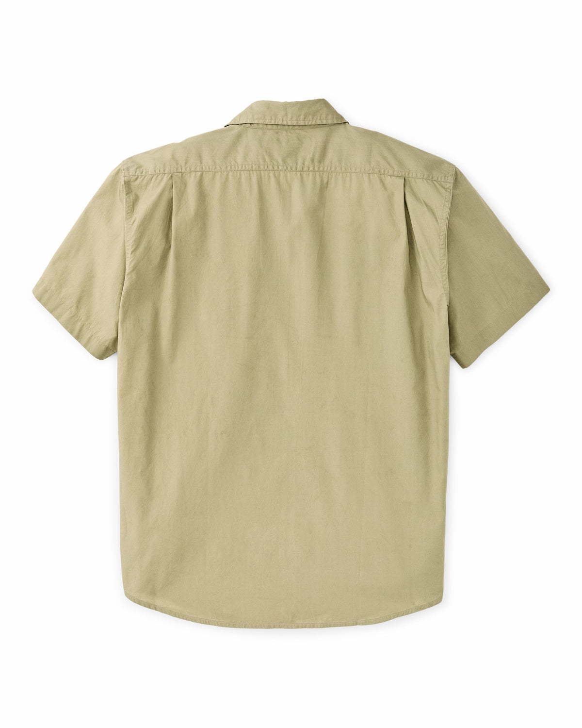 Men Filson Filson's Washed Short Sleeve Feather Cloth Shirt - Lakebed