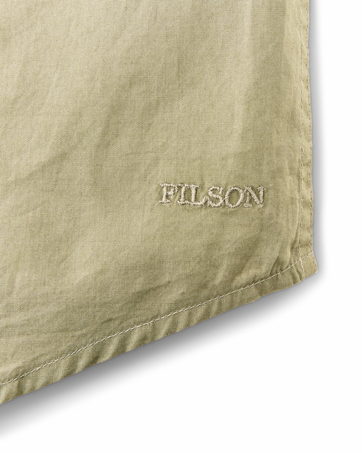 Men Filson Filson's Washed Short Sleeve Feather Cloth Shirt - Lakebed