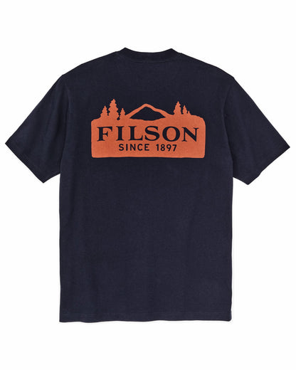 Men Filson S/s Frontier Logo T-shirt