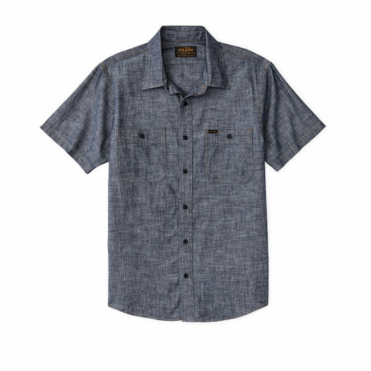 Men Filson Short Sleeve Chambray Shirt