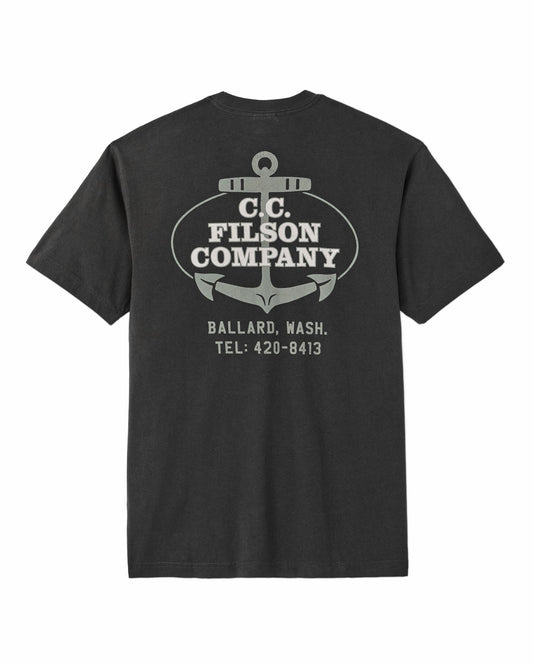 Men Filson Ballard Graphic T-Shirt - Black