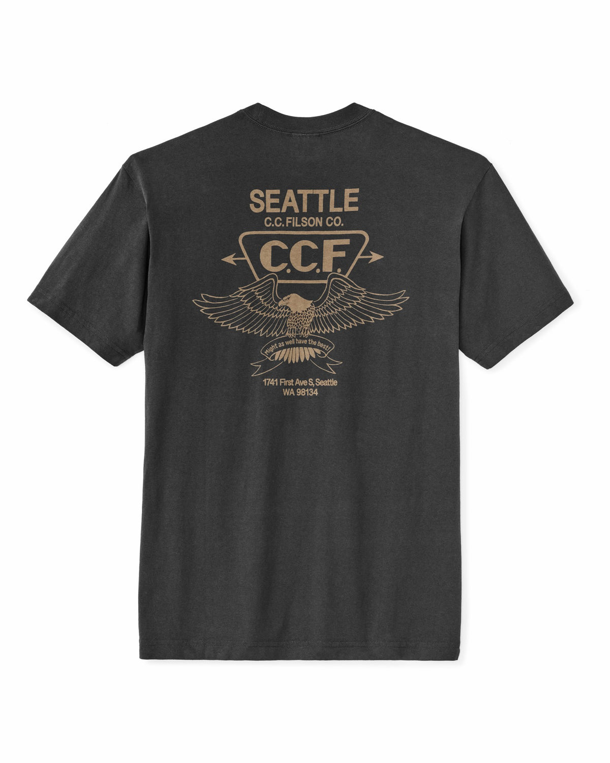 Men Filson Seattle Graphic T-Shirt - Black