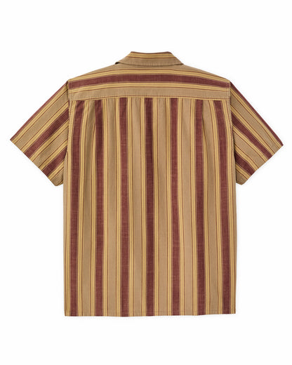Men Filson Chambray Camp Shirt - Brick / Tan