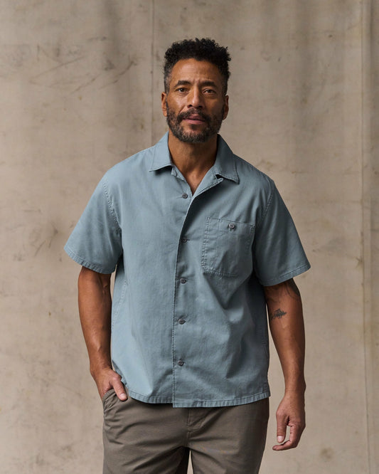 Men Filson Short Sleeve 4.5-oz. Twill Shirt - Lead