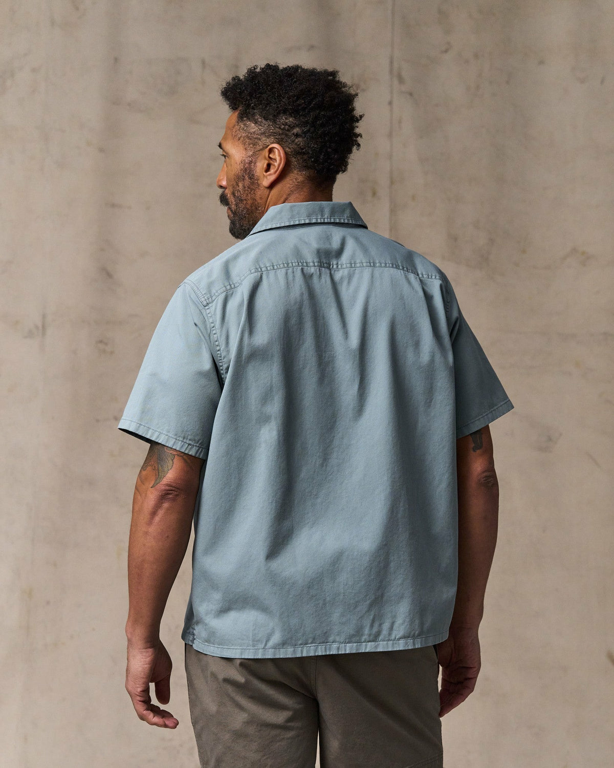 Men Filson Short Sleeve 4.5-oz. Twill Shirt - Lead