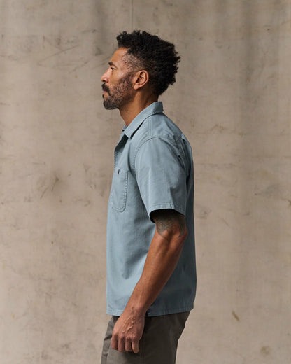 Men Filson Short Sleeve 4.5-oz. Twill Shirt - Lead