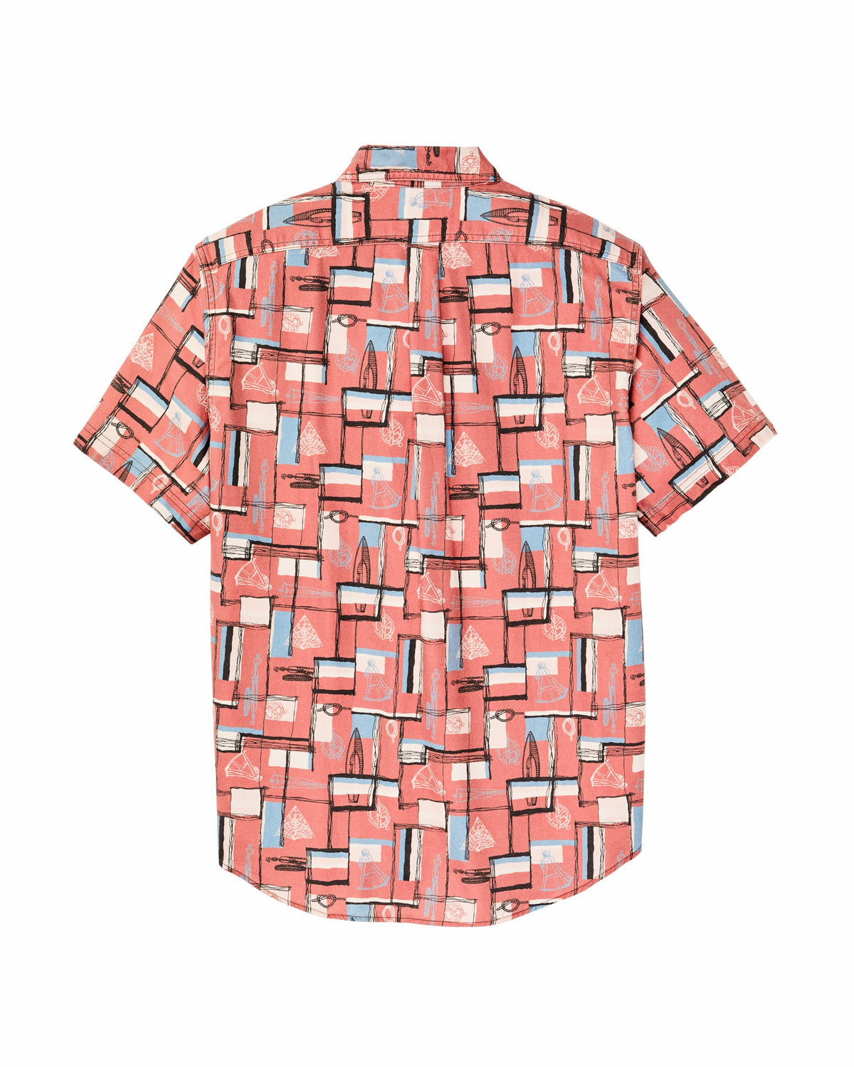 Men Filson Short Sleeve Lightweight Alaskan Guide Shirt - Russet Print