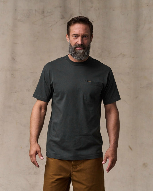 Men Filson Outfitter Pocket T-shirt - Faded Black