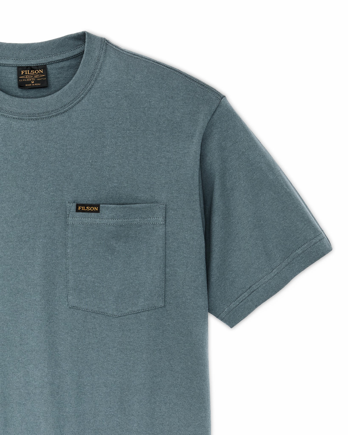 Men Filson Outfitter Pocket T-shirt - Dark Slate