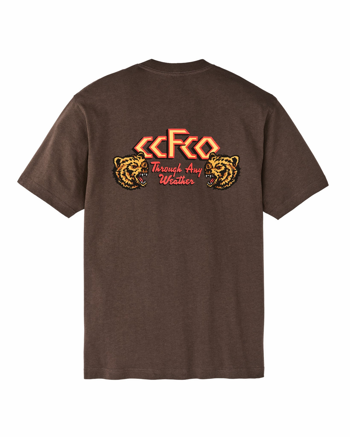 Men Filson Any Weather Graphic T-shirt - Dark Brown / Any Weather