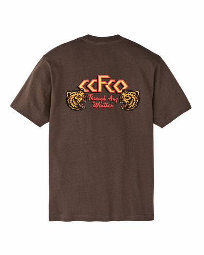 Men Filson Any Weather Graphic T-shirt - Dark Brown / Any Weather