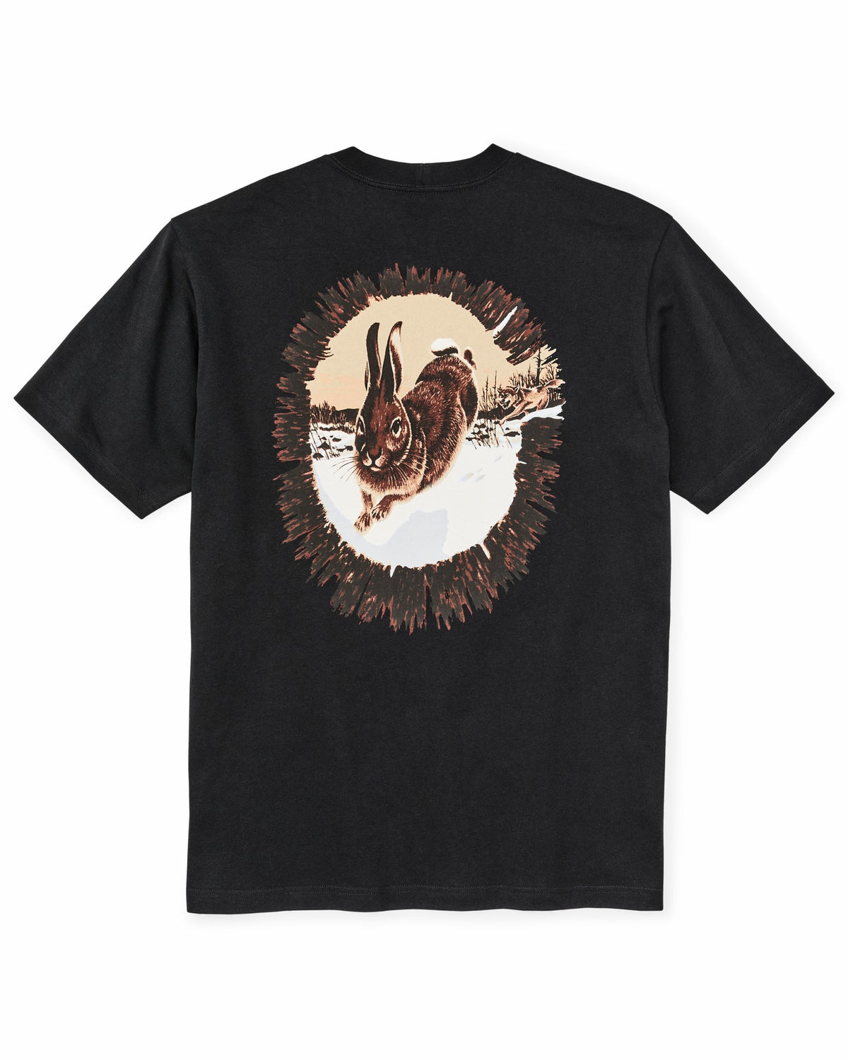 Men Filson Hare Chase Graphic T-shirt - Black / Hare Chase