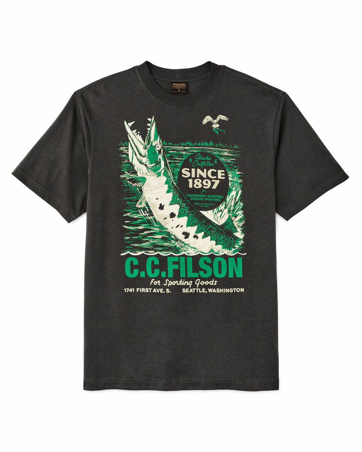 Men Filson Short Sleeve Sporting Goods Graphic T-shirt - Peat / Sporting Goods