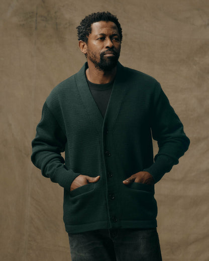 Men Filson Guide Cardigan Sweater - Fir
