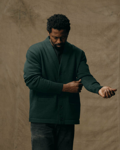 Men Filson Guide Cardigan Sweater - Fir