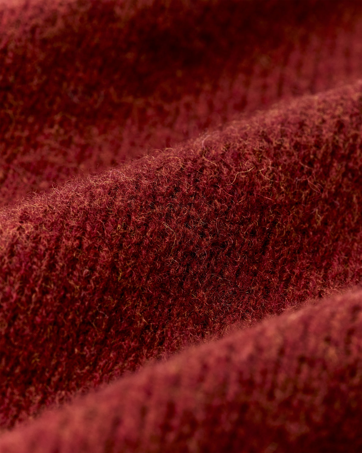 Men Filson Shetland 5-gauge Wool Sweater - Russet