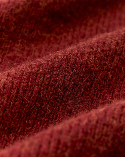 Men Filson Shetland 5-gauge Wool Sweater - Russet