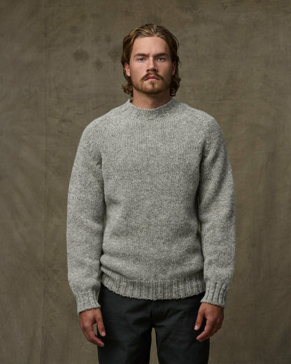 Men Filson Heritage 3-gauge Wool Sweater - Oat Heather