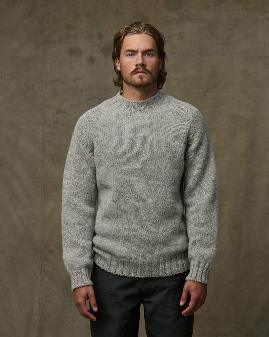 Men Filson Heritage 3-gauge Wool Sweater - Oat Heather