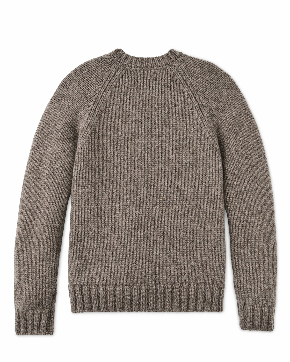 Men Filson 3-gauge Alpaca Blend Sweater - Bark Heather