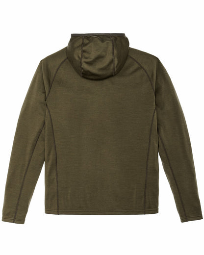 Men Filson 400g Merino Wool Hoodie - Dark Olive