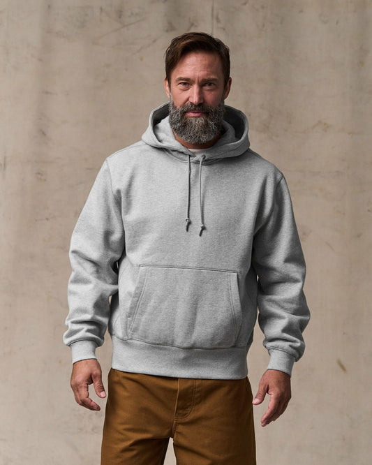 Men Filson 14-oz. Heritage Fleece Hoodie - Gray Heather