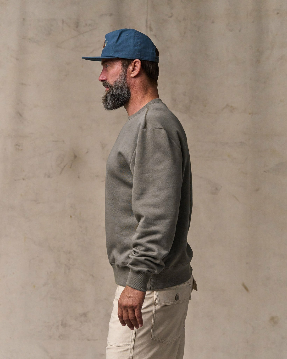 Men Filson Northwest Crewneck Sweatshirt - Hawk Brown