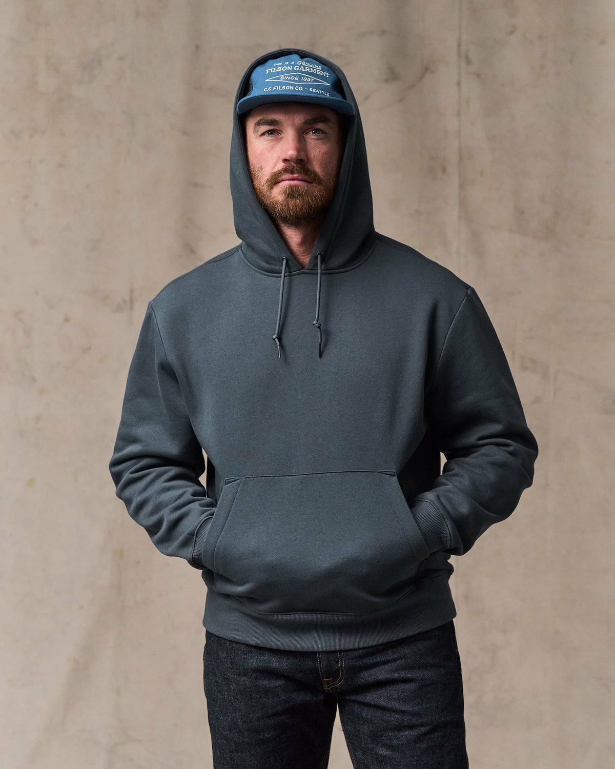 Men Filson Northwest Hoodie - Ink Blue
