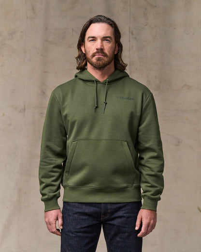 Men Filson Scenic Graphic Hoodie - Surplus Green