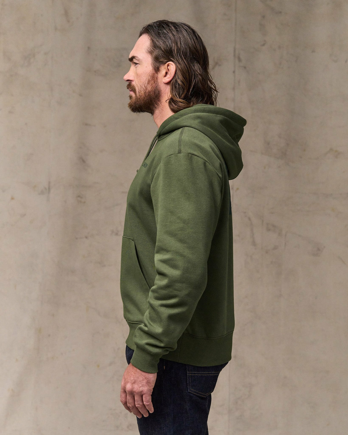 Men Filson Scenic Graphic Hoodie - Surplus Green