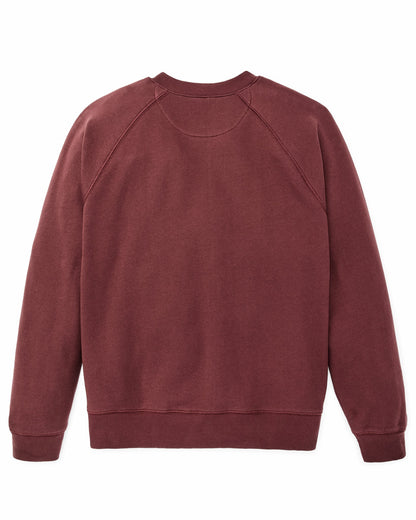 Men Filson Quarter-zip Terry Sweatshirt - Wine