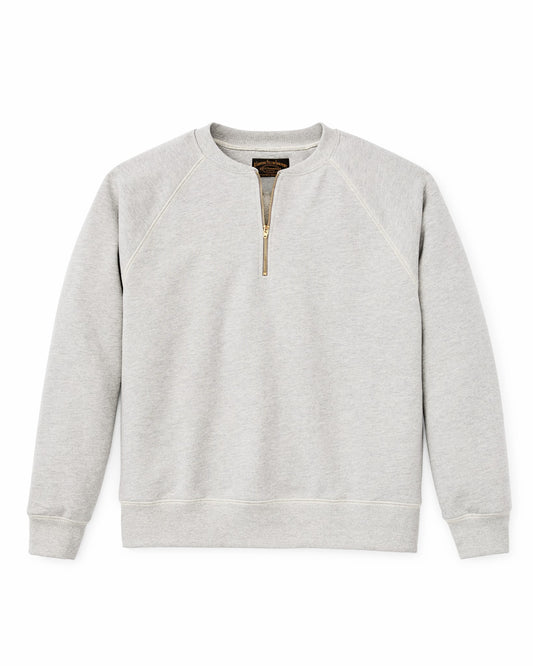 Men Filson Quarter-zip Terry Sweatshirt - Heather Gray