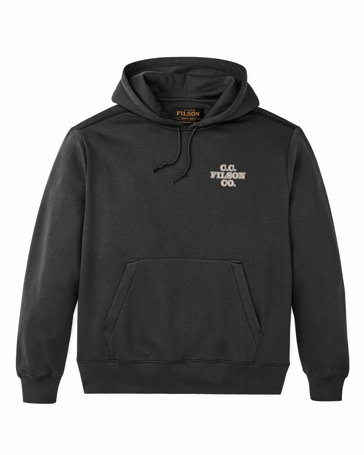 Men Filson Ballard Graphic Hoodie - Faded Black