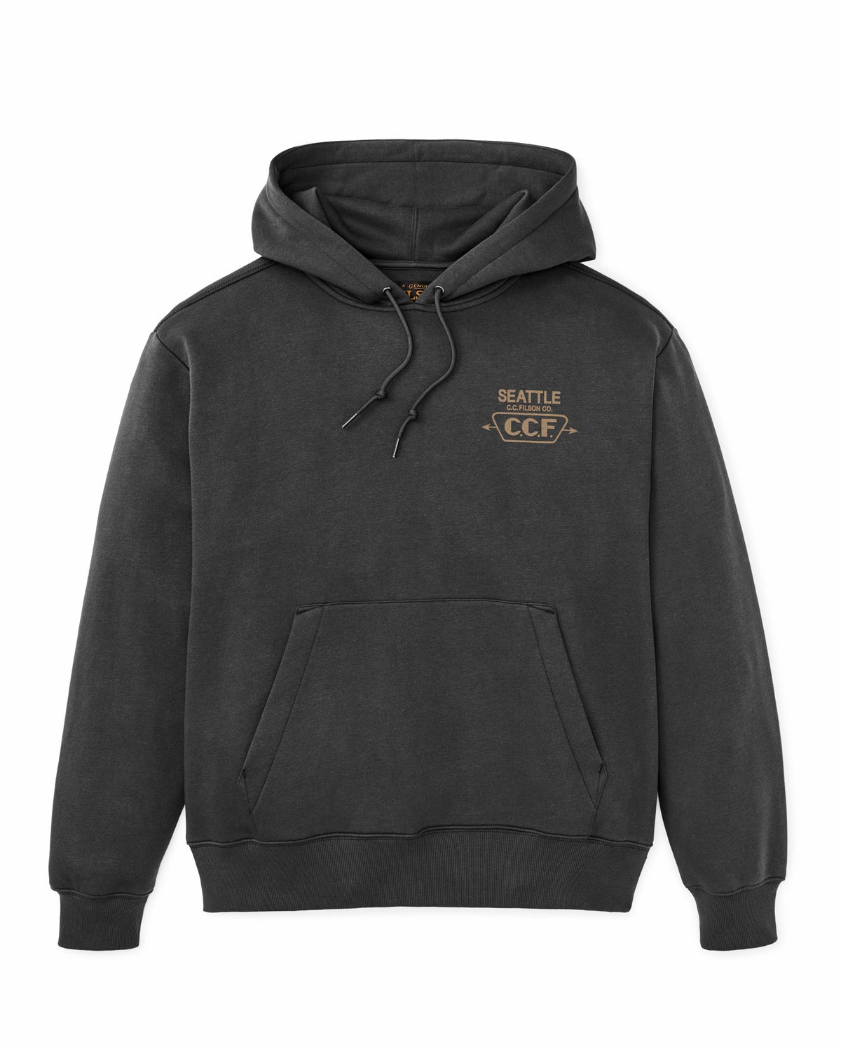 Men Filson Seattle Graphic Hoodie - Faded Black