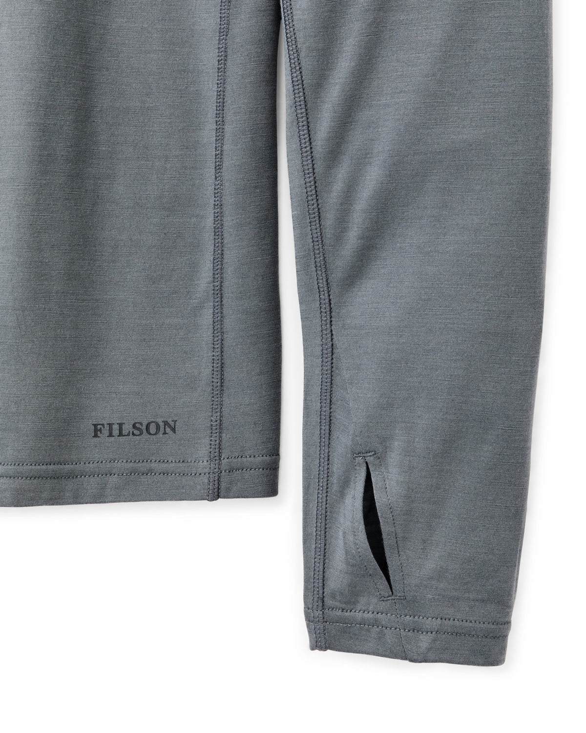 Men Filson Wool-Blend UPF Hoodie - Sage Gray