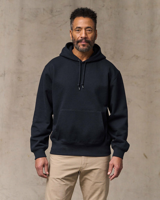 Men Filson 14-oz. Heritage Fleece Hoodie - Dark Indigo