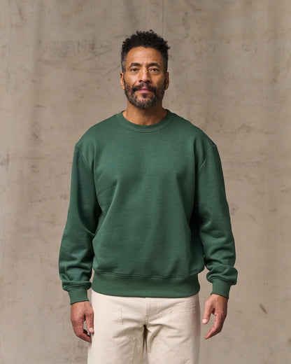 Men Filson Northwest Crewneck Sweatshirt - Granite Green