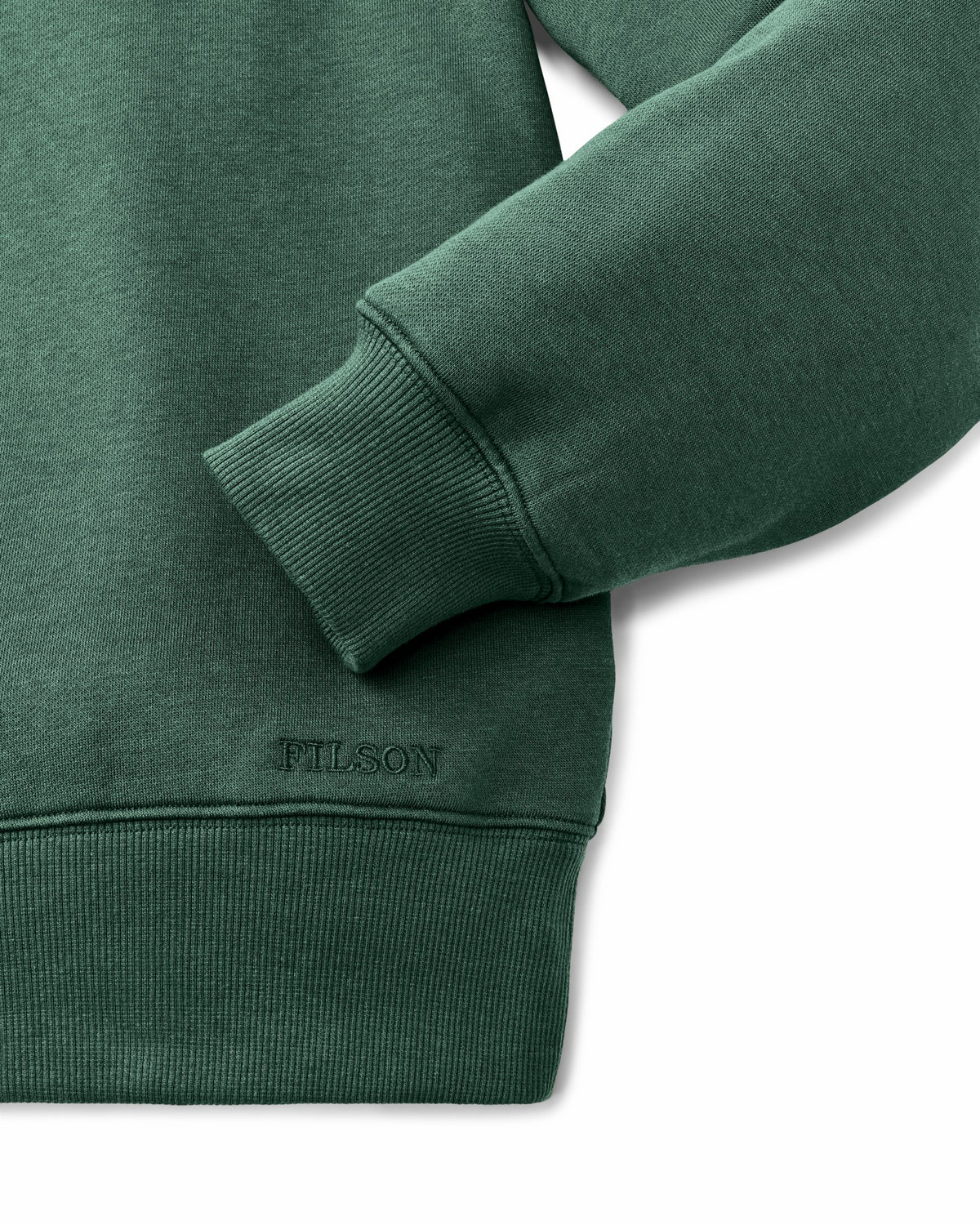 Men Filson Northwest Crewneck Sweatshirt - Granite Green