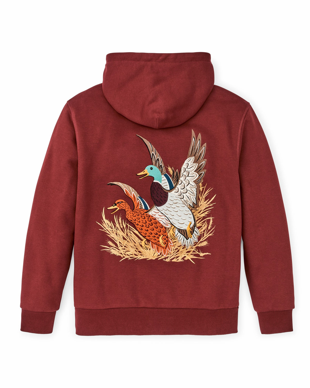 Men Filson Prospector Embroidered Hoodie - Fired Brick / Ducks