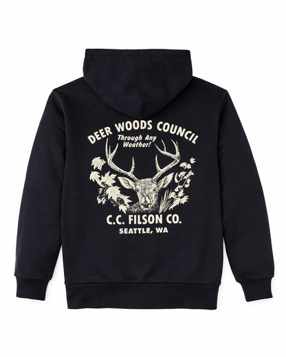 Men Filson Prospector Graphic Hoodie - Night Sky / Buck