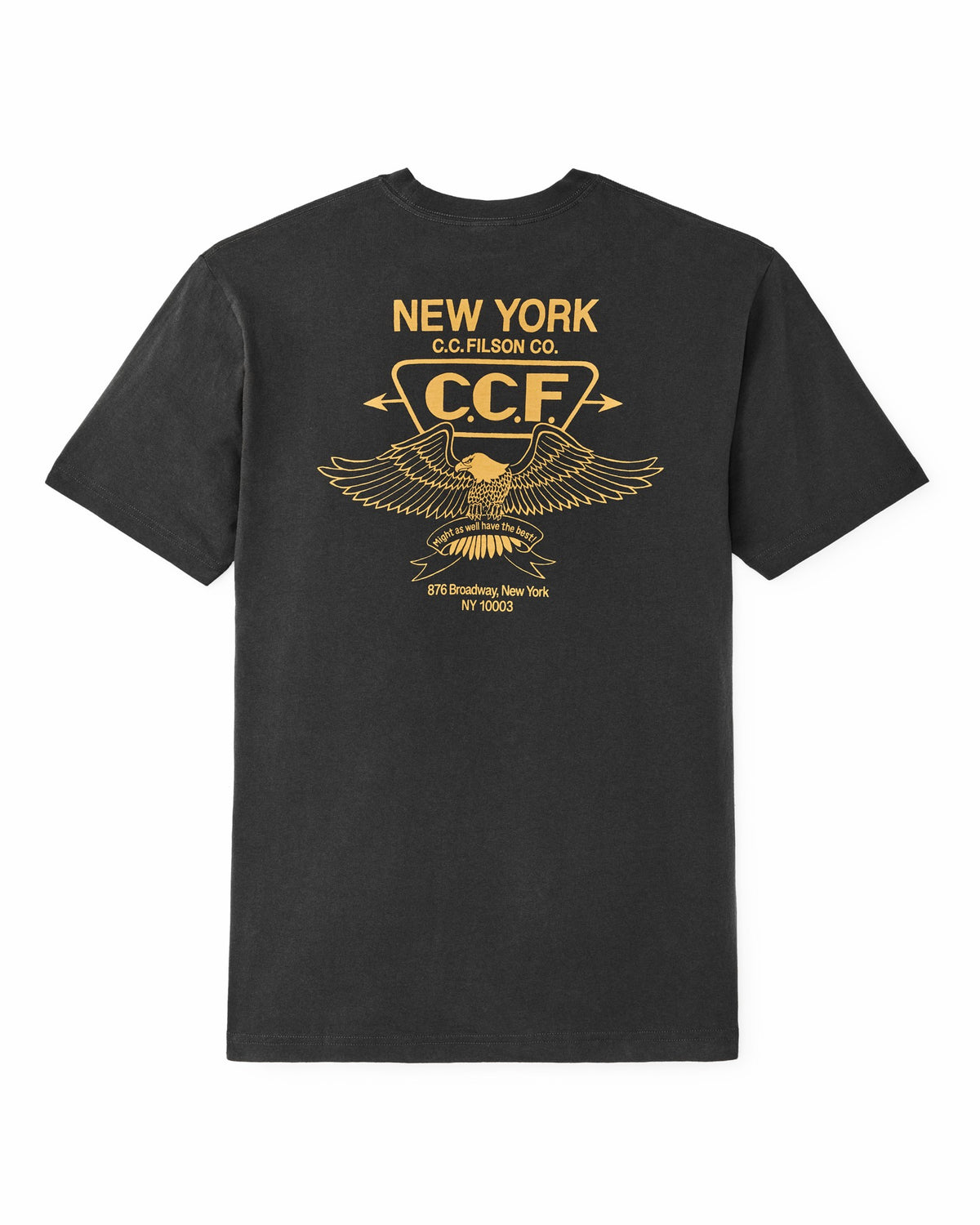 Men Filson NYC Graphic T-Shirt - Black