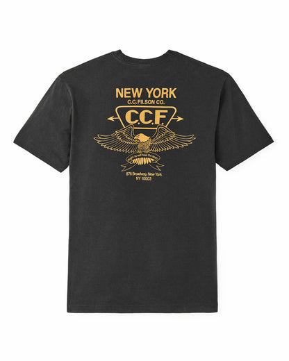 Men Filson NYC Graphic T-Shirt - Black