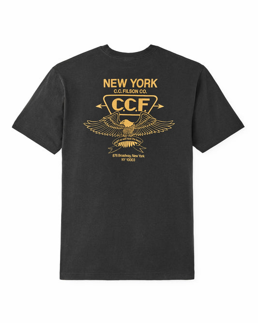 Men Filson NYC Graphic T-Shirt - Black