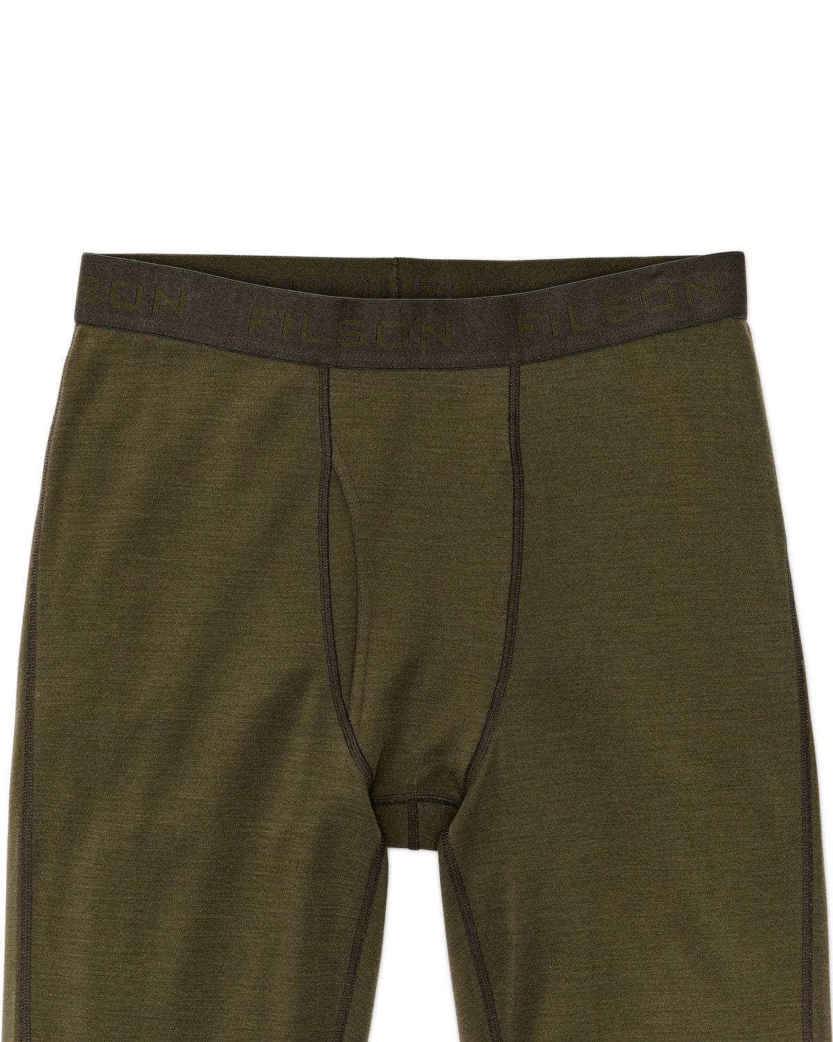 Men Filson 400g Merino Wool Bottoms - Dark Olive