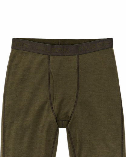 Men Filson 400g Merino Wool Bottoms - Dark Olive