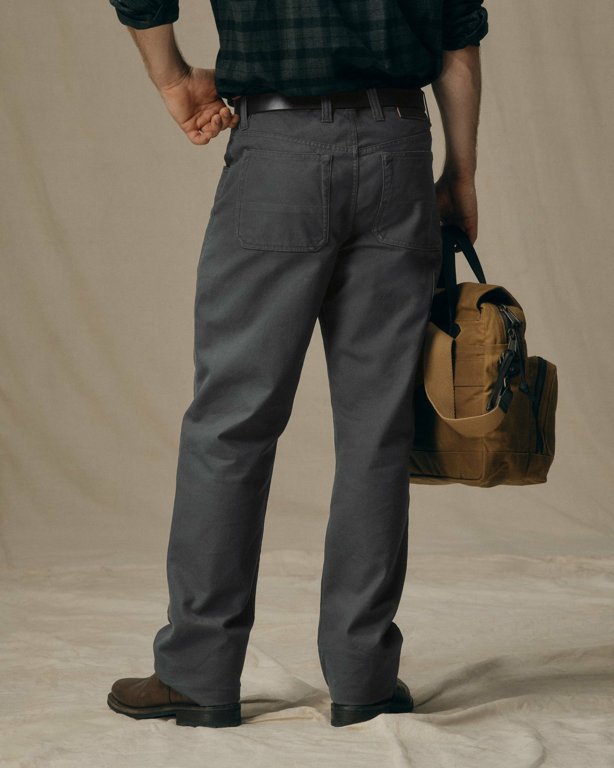Men Filson Dry Tin Double Front Pants - Raven
