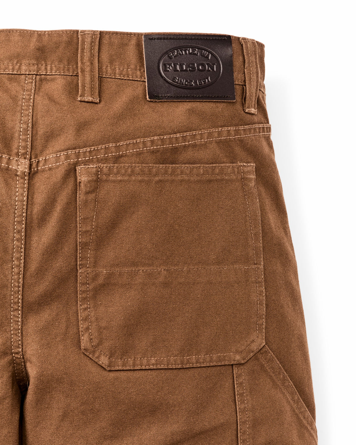 Men Filson Dry Tin Double Front Pants - Whiskey