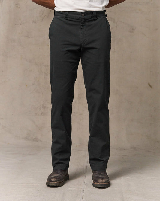 Men Filson Granite Mountain Flat Front Pants - Washed Faded Black